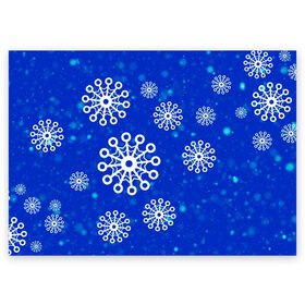 Поздравительная открытка с принтом Снежинки в Новосибирске, 100% бумага | плотность бумаги 280 г/м2, матовая, на обратной стороне линовка и место для марки
 | новогодние снежинки | снег | снежинка | снежинки | январьские снежинки
