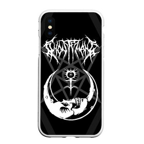 Чехол для iPhone XS Max матовый с принтом GHOSTEMANE в Новосибирске, Силикон | Область печати: задняя сторона чехла, без боковых панелей | america | eric whitney | ghostemane | trash | usa | америка | сша | треш