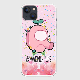 Чехол для iPhone 13 с принтом Among Us girl в Новосибирске,  |  | among | among us | game | steam | амонг | амонг юс | амонк | в космосе | игра | космонавт | космонафт | космос | мафия | онлайн игра | предатель | предатель среди нас | среди нас | человечки | эймонг | эмонг