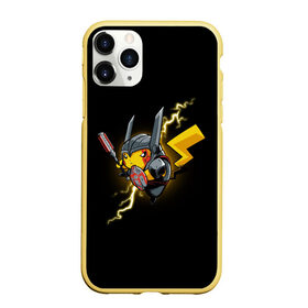 Чехол для iPhone 11 Pro Max матовый с принтом Пикачу в Новосибирске, Силикон |  | pika pika | pikachu | бронь | броня | желтая | желтый | молния | пика пика | покемон | покемоны | черная | черный | электрический | электричество | япония