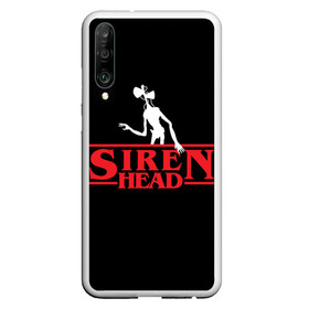 Чехол для Honor P30 с принтом Siren Head в Новосибирске, Силикон | Область печати: задняя сторона чехла, без боковых панелей | 6789 | foundation | head | scp | siren | sirenhead | stranger | things | голова | дела | объект | объекты | очень | сирена | сиреноголовый | странные | фонд