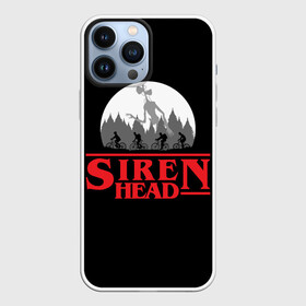 Чехол для iPhone 13 Pro Max с принтом Siren Head в Новосибирске,  |  | Тематика изображения на принте: 6789 | foundation | head | scp | siren | sirenhead | stranger | things | голова | дела | объект | объекты | очень | сирена | сиреноголовый | странные | фонд