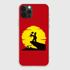 Чехол для iPhone 12 Pro Max с принтом КОРОЛЬ БАРТ в Новосибирске, Силикон |  | Тематика изображения на принте: африка | барт | закат | коль лев | мультфильм | симпсоны