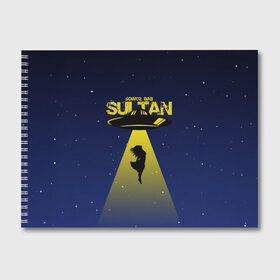 Альбом для рисования с принтом Sultan в Новосибирске, 100% бумага
 | матовая бумага, плотность 200 мг. | bab | rap | sqwoz | sqwoz bab | ауф | ой | реп | репер | рэп | рэпер | сквоз баб | сквозь баб | хип хоп