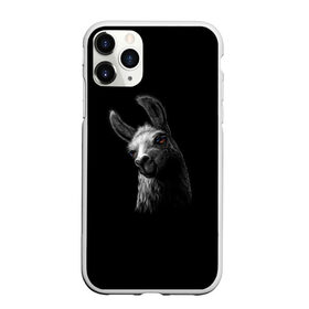 Чехол для iPhone 11 Pro Max матовый с принтом Лама в Новосибирске, Силикон |  | Тематика изображения на принте: голова ламы | животные | звери | лама | ламы