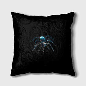 Подушка 3D с принтом Паук в Новосибирске, наволочка – 100% полиэстер, наполнитель – холлофайбер (легкий наполнитель, не вызывает аллергию). | состоит из подушки и наволочки. Наволочка на молнии, легко снимается для стирки | насекомые | паук | паук птицеед | пауки | тарантул