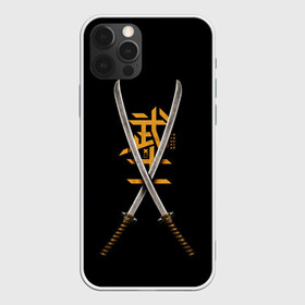 Чехол для iPhone 12 Pro Max с принтом 2 Katanas в Новосибирске, Силикон |  | art | chinese character | katanas | swords | арт | катаны | китайский иероглиф | мечи