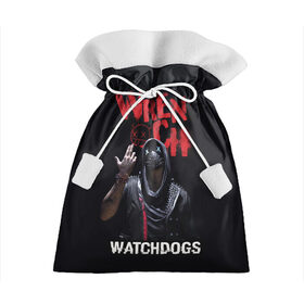 Подарочный 3D мешок с принтом Watch Dogs: Legion в Новосибирске, 100% полиэстер | Размер: 29*39 см | watch dogs | watch dogs 2 | watch dogs: legion | группы dedsec | игра