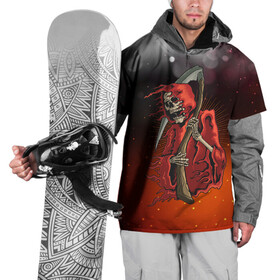 Накидка на куртку 3D с принтом Смерть в Новосибирске, 100% полиэстер |  | Тематика изображения на принте: blood | diablo | haloween | horror | дьявол | зомби | кости | кровь | мозги | мясо | страшилка | ужасы | хеллоуин | хелоуин