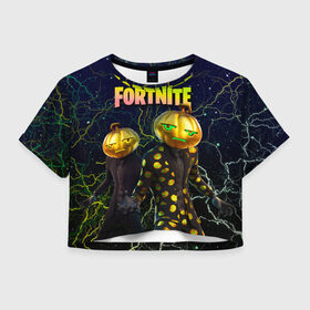 Женская футболка Crop-top 3D с принтом Fortnite Jack Gourdon в Новосибирске, 100% полиэстер | круглая горловина, длина футболки до линии талии, рукава с отворотами | chapter 2 | fortnite | fortnite 3 | fortnite jack gourdon | fortnitemare | halloween | jack gourdon | jack gourdon outfit | лого фортнайт | сет jack gourdon | скин тыквы | тыква | фортнайт | фортнайт глава 2 | фортнайт тыква | хэллоуин | хэллоуин фортнайт