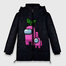 Женская зимняя куртка 3D с принтом Among us Pink+ kid Pink в Новосибирске, верх — 100% полиэстер; подкладка — 100% полиэстер; утеплитель — 100% полиэстер | длина ниже бедра, силуэт Оверсайз. Есть воротник-стойка, отстегивающийся капюшон и ветрозащитная планка. 

Боковые карманы с листочкой на кнопках и внутренний карман на молнии | among | among us | among us impostor | among us lime | among us lime+ kid lime | among us pink+ kid pink | among us red+ kid red | among us предатель | imposter | амонг | амонг ас | амонг ас предатель | игра про космос | космос | предатель