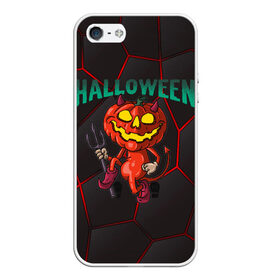 Чехол для iPhone 5/5S матовый с принтом Halloween в Новосибирске, Силикон | Область печати: задняя сторона чехла, без боковых панелей | blood | diablo | haloween | horror | дьявол | зомби | кости | кровь | мозги | мясо | страшилка | ужасы | хеллоуин | хелоуин