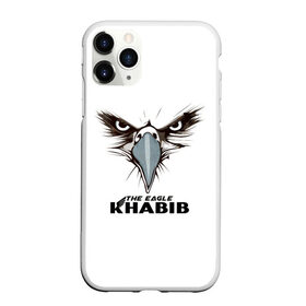 Чехол для iPhone 11 Pro матовый с принтом Орел в Новосибирске, Силикон |  | khabib | the eagle | боец | бои | борец | борьба | дагестан | мма | нурмагомедов | орел | птица | хабиб | чемпион