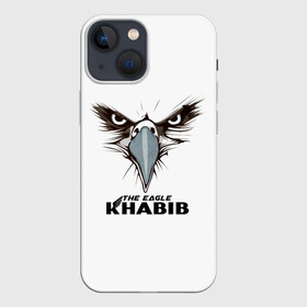 Чехол для iPhone 13 mini с принтом Орел в Новосибирске,  |  | khabib | the eagle | боец | бои | борец | борьба | дагестан | мма | нурмагомедов | орел | птица | хабиб | чемпион