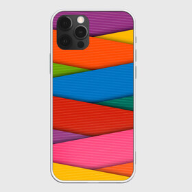 Чехол для iPhone 12 Pro Max с принтом COLORS GEOMETRY в Новосибирске, Силикон |  | геометрия | полоски | разноцветное | яркие цвета | яркое