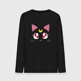 Мужской лонгслив хлопок с принтом Luna Cat. Sailor Moon в Новосибирске, 100% хлопок |  | Тематика изображения на принте: anime | cute | аниме | взгляд | волшебство | глаза | киса | киска | кот | котенок | котэ | котя | кошка | лапочка | луна | магия | месяц | милый | мимими | мордочка | сейлор мун | хороший | япония