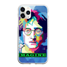 Чехол для iPhone 11 Pro матовый с принтом Джон Леннон Imagine в Новосибирске, Силикон |  | beatles | imagine | john | lennon | the beatles | битлз | битлы | группа | джон | купить | леннон | леннона | очки | рок н ролл | с группы | хиппи