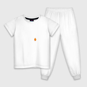 Детская пижама хлопок с принтом Good Looking (белый) в Новосибирске, 100% хлопок |  брюки и футболка прямого кроя, без карманов, на брюках мягкая резинка на поясе и по низу штанин
 | Тематика изображения на принте: 