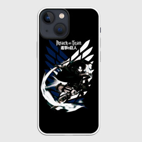 Чехол для iPhone 13 mini с принтом Леви Акерман на фоне герба в Новосибирске,  |  | anime | attack on titan | аниме | армин арлерт | атак он титан | атака на титанов | атака титанов | великаны | гарнизон | колоссальный | леви | легион разведки | лого | манга | микаса аккерман | разведкорпус
