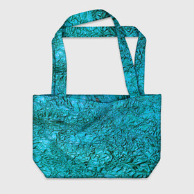 Пляжная сумка 3D с принтом METALL в Новосибирске, 100% полиэстер | застегивается на металлическую кнопку; внутренний карман застегивается на молнию. Стенки укреплены специальным мягким материалом, чтобы защитить содержимое от несильных ударов
 | металл | прикольное | рубиновый цвет | сапфировый цвет | текстура | фольга