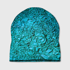 Шапка 3D с принтом METALL в Новосибирске, 100% полиэстер | универсальный размер, печать по всей поверхности изделия | металл | прикольное | рубиновый цвет | сапфировый цвет | текстура | фольга