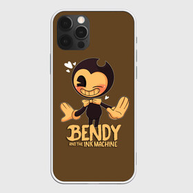 Чехол для iPhone 12 Pro Max с принтом Bendy And The Ink Machine в Новосибирске, Силикон |  | bendy | bendy and the ink machine | бенди | бени | бенни | бэнди | детская | детям | игра | капли | компьютерная игра | краска | машина | подтеки | ужастик | чернила | чернильная