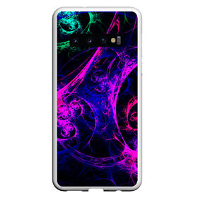 Чехол для Samsung Galaxy S10 с принтом GambaTR в Новосибирске, Силикон | Область печати: задняя сторона чехла, без боковых панелей | Тематика изображения на принте: abstraction | colorful | dark | fractal | glow | patterns | shapes | tangled | texture | абстракция | запутанный | разноцветный | свечение | текстура | темный | узоры | формы | фрактал