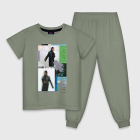 Детская пижама хлопок с принтом saluki rap в Новосибирске, 100% хлопок |  брюки и футболка прямого кроя, без карманов, на брюках мягкая резинка на поясе и по низу штанин
 | Тематика изображения на принте: rap | saluki | saluki rap | рэп | рэпер | салюки