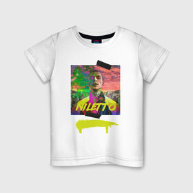 Детская футболка хлопок с принтом Niletto в Новосибирске, 100% хлопок | круглый вырез горловины, полуприлегающий силуэт, длина до линии бедер | niletto | краш | любимка niletto | нилето