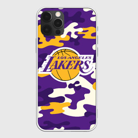 Чехол для iPhone 12 Pro с принтом LAKERS в Новосибирске, силикон | область печати: задняя сторона чехла, без боковых панелей | 24 lakers | kobe bryant | lakers | los angeles lakers | баскетбол. | коби брайант | лос анджелес лейкерс | лосанджелес лейкерс