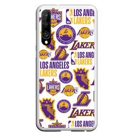 Чехол для Honor P30 с принтом LAKERS LOGO в Новосибирске, Силикон | Область печати: задняя сторона чехла, без боковых панелей | Тематика изображения на принте: 24 lakers | kobe bryant | lakers | los angeles lakers | баскетбол. | коби брайант | лос анджелес лейкерс | лосанджелес лейкерс