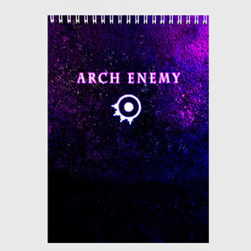 Скетчбук с принтом Arch Enemy. Neon logo в Новосибирске, 100% бумага
 | 48 листов, плотность листов — 100 г/м2, плотность картонной обложки — 250 г/м2. Листы скреплены сверху удобной пружинной спиралью | archenemy | band | bodom | deathmetal | electroguitars | guitars | hard rock | legends | metal | metalhead | progressive | rock | rock legends | rockon | shred | trash | гитары | метал | металхед | рок | рок легенды | рокконцерт | тяжеляк | хардрок