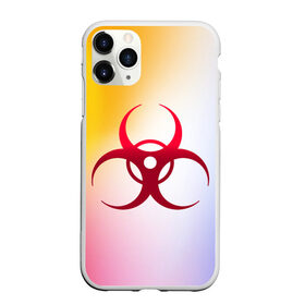Чехол для iPhone 11 Pro матовый с принтом Biohazard в Новосибирске, Силикон |  | Тематика изображения на принте: biohazard | ncov2019 | plague inc | virus | вирус | градиент | знак | карантин | ковид | корона | коронавирус | опасность