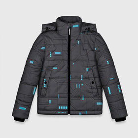 Зимняя куртка для мальчиков 3D с принтом Супер броня (Тёмная) в Новосибирске, ткань верха — 100% полиэстер; подклад — 100% полиэстер, утеплитель — 100% полиэстер | длина ниже бедра, удлиненная спинка, воротник стойка и отстегивающийся капюшон. Есть боковые карманы с листочкой на кнопках, утяжки по низу изделия и внутренний карман на молнии. 

Предусмотрены светоотражающий принт на спинке, радужный светоотражающий элемент на пуллере молнии и на резинке для утяжки | броник | броня | защита | крутая броня | прикольная броня | стальная броня | стальной броник | темная броня | фантастика | фантастическая броня | футуристическая броня | футуристический броник