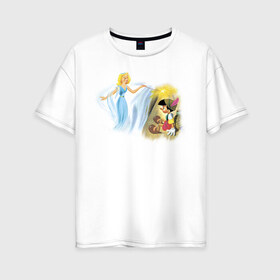 Женская футболка хлопок Oversize с принтом Pinocchio в Новосибирске, 100% хлопок | свободный крой, круглый ворот, спущенный рукав, длина до линии бедер
 | disney | pinocchio | vdkimel | дисней | пиноккио