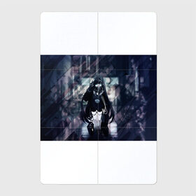 Магнитный плакат 2Х3 с принтом Anime Cyber в Новосибирске, Полимерный материал с магнитным слоем | 6 деталей размером 9*9 см | anime | cyber | mask | аниме тян | в маске | девушка | кибер