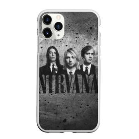 Чехол для iPhone 11 Pro матовый с принтом Нирвана в Новосибирске, Силикон |  | kurt cobain | nirvana | rock | курт кобейн | нирвана | рок