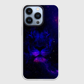 Чехол для iPhone 13 Pro с принтом ЗВЕЗДНЫЙ ЛЕВ в Новосибирске,  |  | animal | dark | king | lion | star | животные | звезды | звери | космос | лев | неон | силуэт | тьма | ультрафиолет | царь