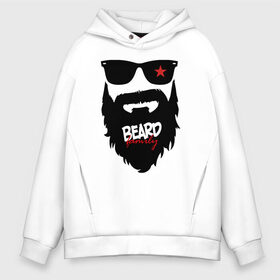 Мужское худи Oversize хлопок с принтом Хипстер в Новосибирске, френч-терри — 70% хлопок, 30% полиэстер. Мягкий теплый начес внутри —100% хлопок | боковые карманы, эластичные манжеты и нижняя кромка, капюшон на магнитной кнопке | Тематика изображения на принте: beard | bearded man | brutal | fashionable | hairstyle | hippie | hipster | man | mustache | борода | бородач | брутальный | модная | мужчина | очки | прическа | усы | хиппи | хипстер