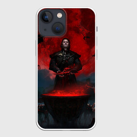 Чехол для iPhone 13 mini с принтом Детлафф в Новосибирске,  |  | blood and wine | cd project red | dandelion | dettlaf | games | geralt | gwent | hearts of stone | letho | master mirror | the witcher | wild hunt | ведьмак | гвинт | геральт | господин зеркало | детлафф | дикая охота | игры | йеннифер | каменные сердца |