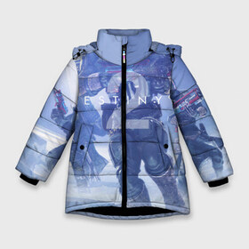 Зимняя куртка для девочек 3D с принтом Destiny 2 Beyond Light в Новосибирске, ткань верха — 100% полиэстер; подклад — 100% полиэстер, утеплитель — 100% полиэстер. | длина ниже бедра, удлиненная спинка, воротник стойка и отстегивающийся капюшон. Есть боковые карманы с листочкой на кнопках, утяжки по низу изделия и внутренний карман на молнии. 

Предусмотрены светоотражающий принт на спинке, радужный светоотражающий элемент на пуллере молнии и на резинке для утяжки. | destiny 2: beyond light | esport | games | mmorpg | дестини 2 | игроки | игролюбители | игроманы | игры | киберспорт | сезон 