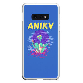 Чехол для Samsung S10E с принтом ANIKV в Новосибирске, Силикон | Область печати: задняя сторона чехла, без боковых панелей | anika | anikv | аника | анна пурцен | было или нет | песни