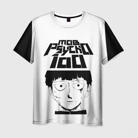 Мужская футболка 3D с принтом Mob psycho 100 (Z) в Новосибирске, 100% полиэфир | прямой крой, круглый вырез горловины, длина до линии бедер | mob psycho | mob psycho 100 | ura sunday | аратака рэйгэн | веб манга | кагэяма | кагэяма сигэо | моб психо 100 | мобу | мобу сайко хяку | психо 100 | рицу кагэяма | рэйгэн | рэйгэн аратака | серый кардинал | сигэо кагэяма