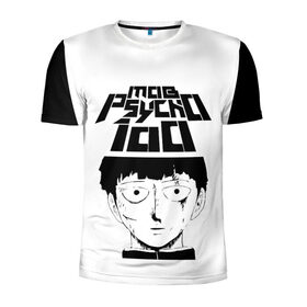 Мужская футболка 3D спортивная с принтом Mob psycho 100 (Z) в Новосибирске, 100% полиэстер с улучшенными характеристиками | приталенный силуэт, круглая горловина, широкие плечи, сужается к линии бедра | mob psycho | mob psycho 100 | ura sunday | аратака рэйгэн | веб манга | кагэяма | кагэяма сигэо | моб психо 100 | мобу | мобу сайко хяку | психо 100 | рицу кагэяма | рэйгэн | рэйгэн аратака | серый кардинал | сигэо кагэяма