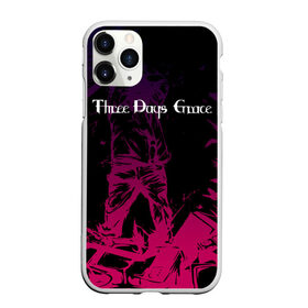 Чехол для iPhone 11 Pro Max матовый с принтом THREE DAYS GRACE. в Новосибирске, Силикон |  | tdg | three days grace | группа | музыка | рок | три дейс грейс