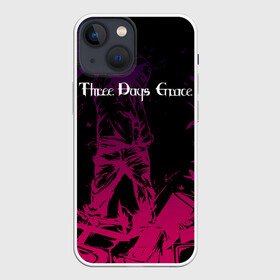 Чехол для iPhone 13 mini с принтом THREE DAYS GRACE. в Новосибирске,  |  | tdg | three days grace | группа | музыка | рок | три дейс грейс