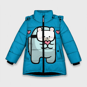 Зимняя куртка для девочек 3D с принтом Nyan Cat (Among Us) в Новосибирске, ткань верха — 100% полиэстер; подклад — 100% полиэстер, утеплитель — 100% полиэстер. | длина ниже бедра, удлиненная спинка, воротник стойка и отстегивающийся капюшон. Есть боковые карманы с листочкой на кнопках, утяжки по низу изделия и внутренний карман на молнии. 

Предусмотрены светоотражающий принт на спинке, радужный светоотражающий элемент на пуллере молнии и на резинке для утяжки. | among | among us | cat | cats | crewmate | game | impistor | nyan | space | us | vote | выживший | игра | космос | кот | котейка | котэ | кошка | кэт | невиновный | нян | предатель | самозванец | сердечки | сердечко | сердца | сердце