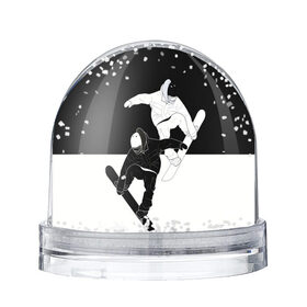 Снежный шар с принтом Сноубордисты в Новосибирске, Пластик | Изображение внутри шара печатается на глянцевой фотобумаге с двух сторон | snowboard | snowboarding | sport | борд | горнолыжник | горнолыжный | инь янь | с | с сноубордистами | с сноубордистом | сноуборд | сноубординг | сноубордисты | со сноубордом | спорт | феншуй | экстремальный спорт