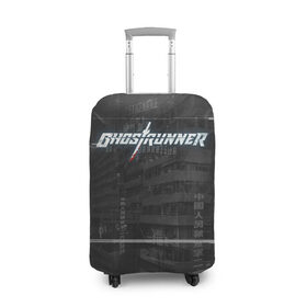 Чехол для чемодана 3D с принтом Ghostrunner в Новосибирске, 86% полиэфир, 14% спандекс | двустороннее нанесение принта, прорези для ручек и колес | action | cyber | cyberpunk | game | games | ghost runner | ghostrunner | ninja | гост ранер | гостраннер | игра | игры | кибер | ниндзя | призрачный беглец | экшен