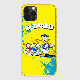 Чехол для iPhone 12 Pro с принтом Donald duck(Рыбалка) в Новосибирске, силикон | область печати: задняя сторона чехла, без боковых панелей | donald duck | walt disney | герой | мультфильмов | рыбалка | селезень | студии